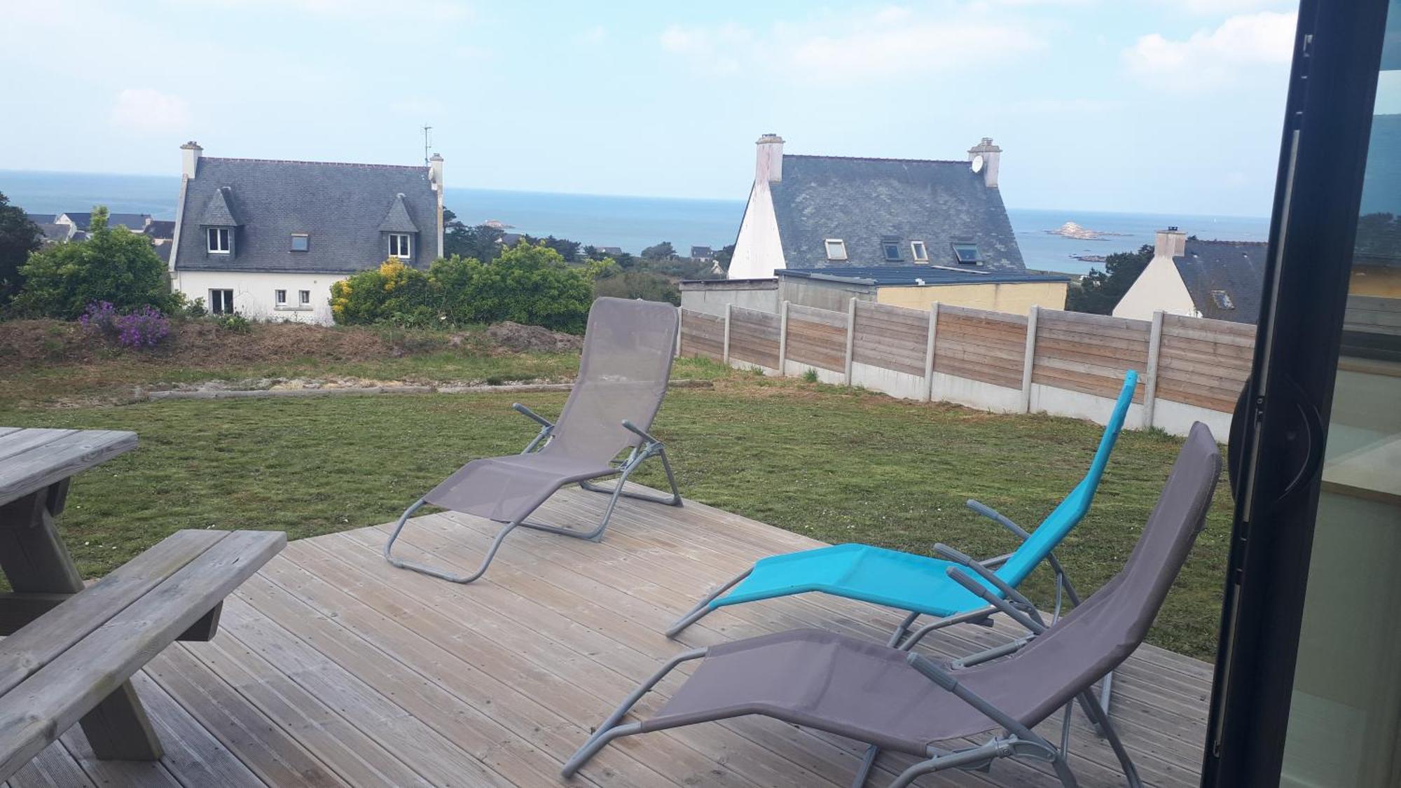 Maison Proche Du Phare De Trezien Vue Mer Plouarzel Luaran gambar